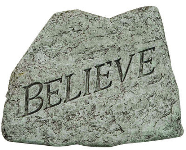 Believe Garden Accent Stone